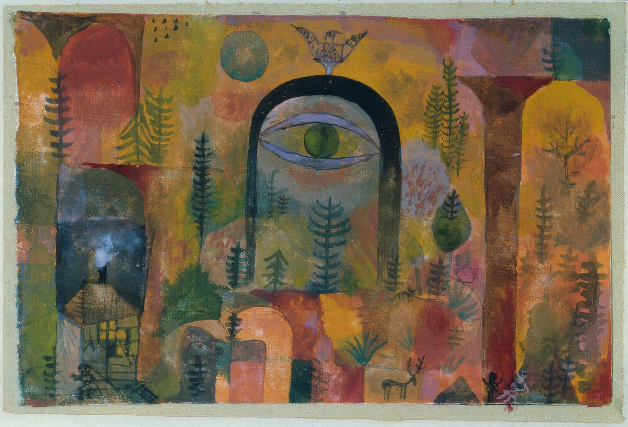 Med ørnen af Paul Klee