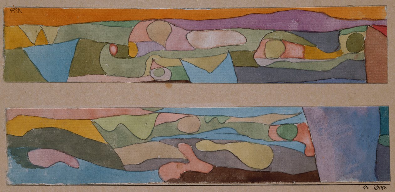 To små akvareller af Paul Klee