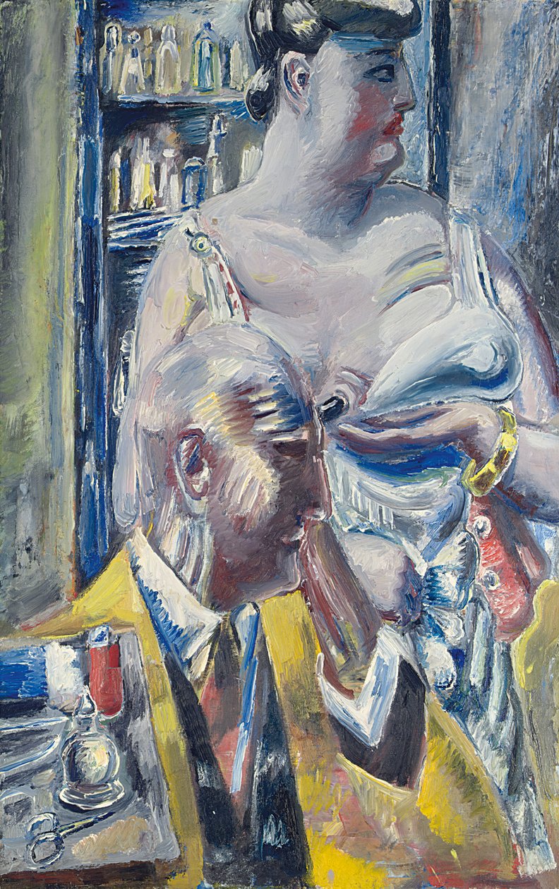 Dame hos Doktoren I; Dame beim Arzt I af Paul Kleinschmidt