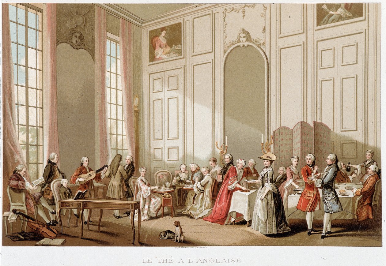 Den engelske stil, "" 1700-tallet - Institutioner: brug og kostumer, Frankrig 1700-1789" af Paul Lacroix af Paul Lacroix