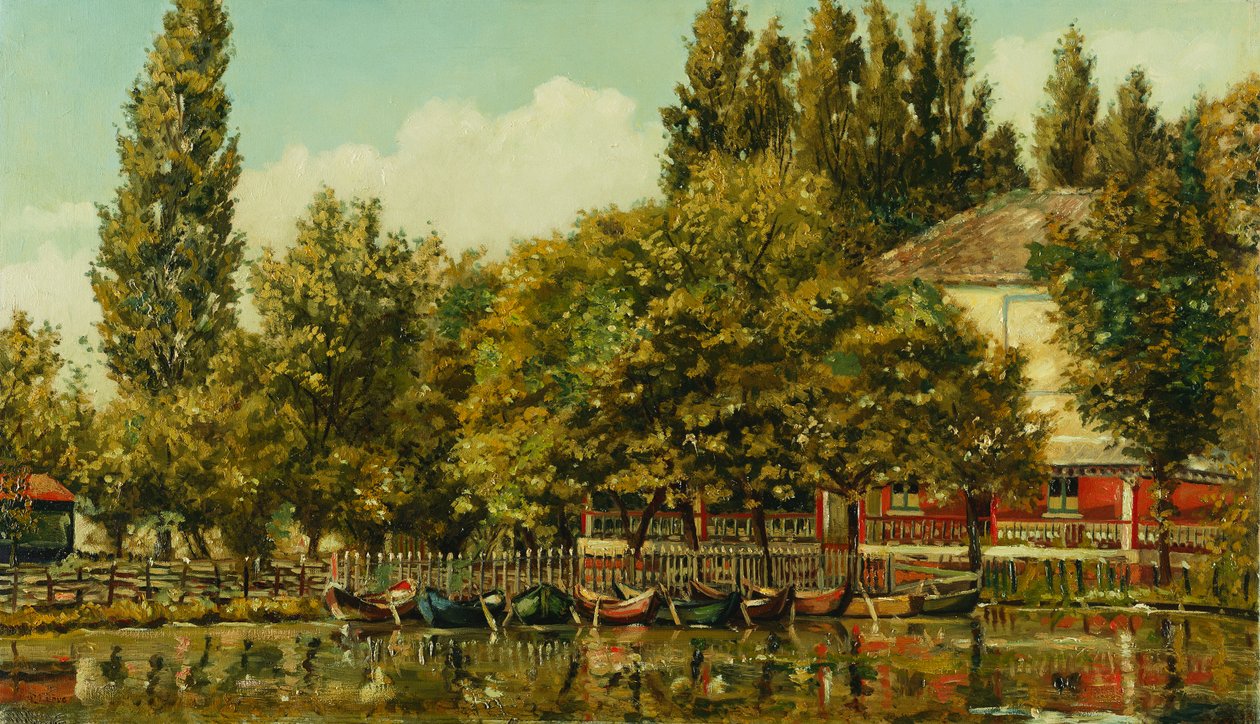 Moret-sur-Loing, af Paul Leduc