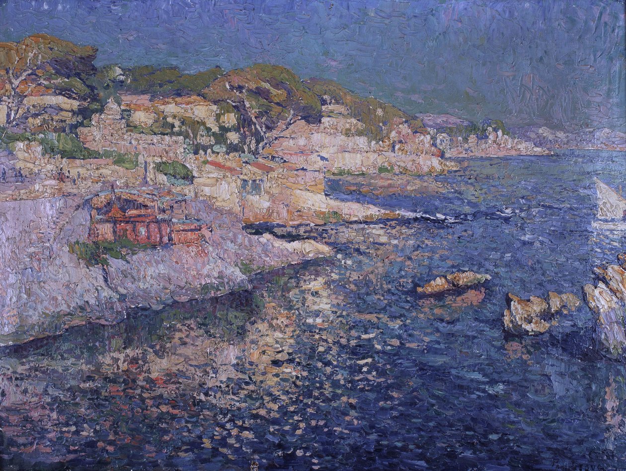 Klipperne på Marseilles kyst af Paul Leduc