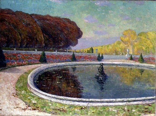 Grand Bassin (olie på lærred) af Paul Leduc
