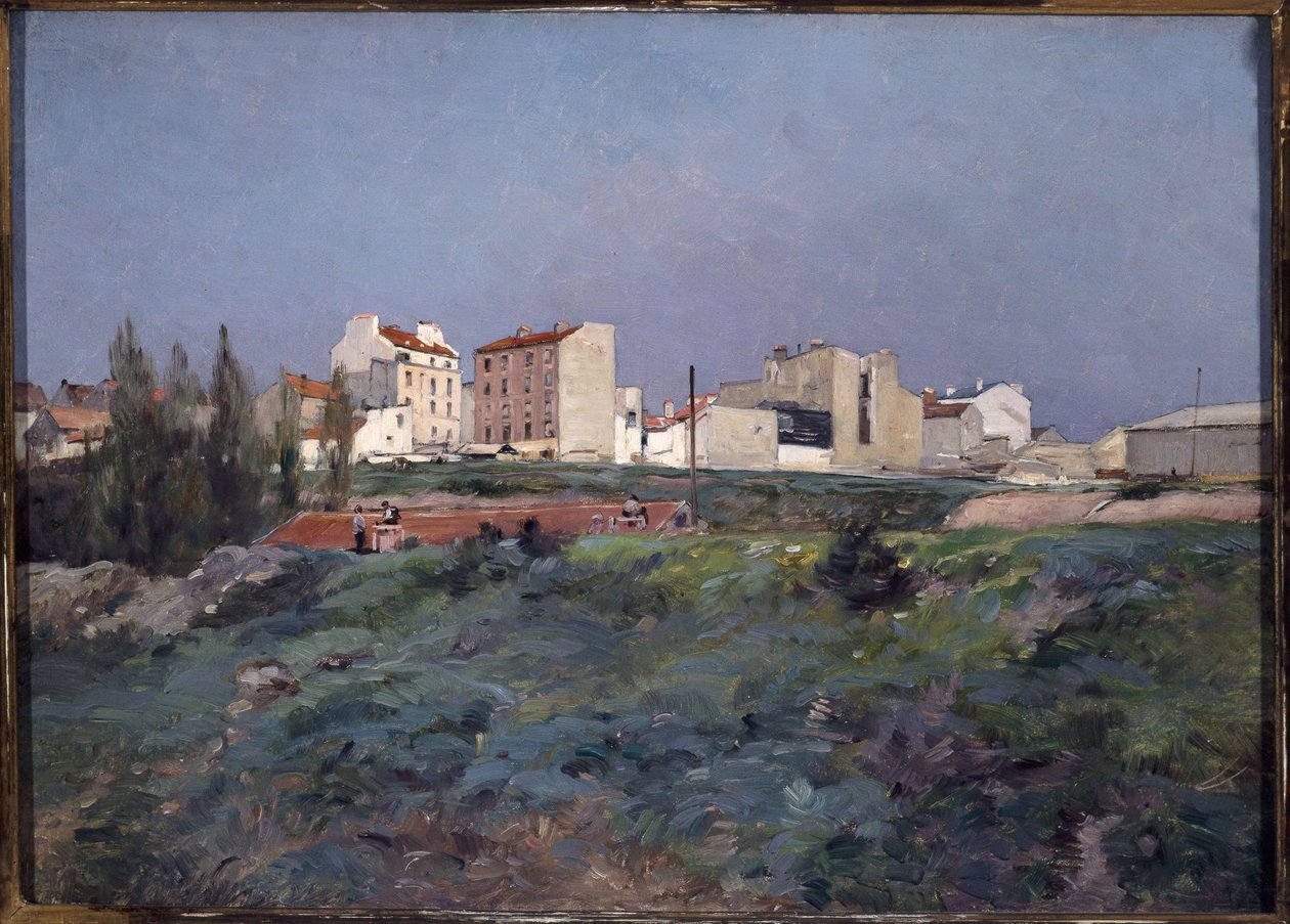 Bièvre-dalen, til venstre for rue de Tolbiac af Paul Léon Felix (attr. to) Schmitt