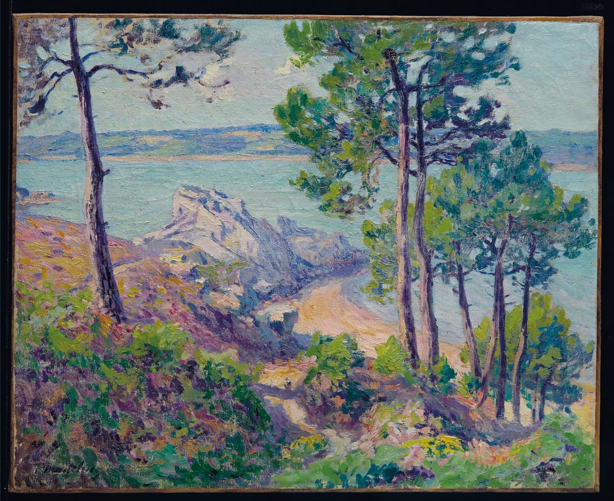 Ved kysten, ca. 1906 (olie på lærred) af Paul Madeline