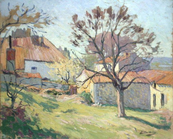 Spring Light, Saintonge (olie på lærred) af Paul Madeline