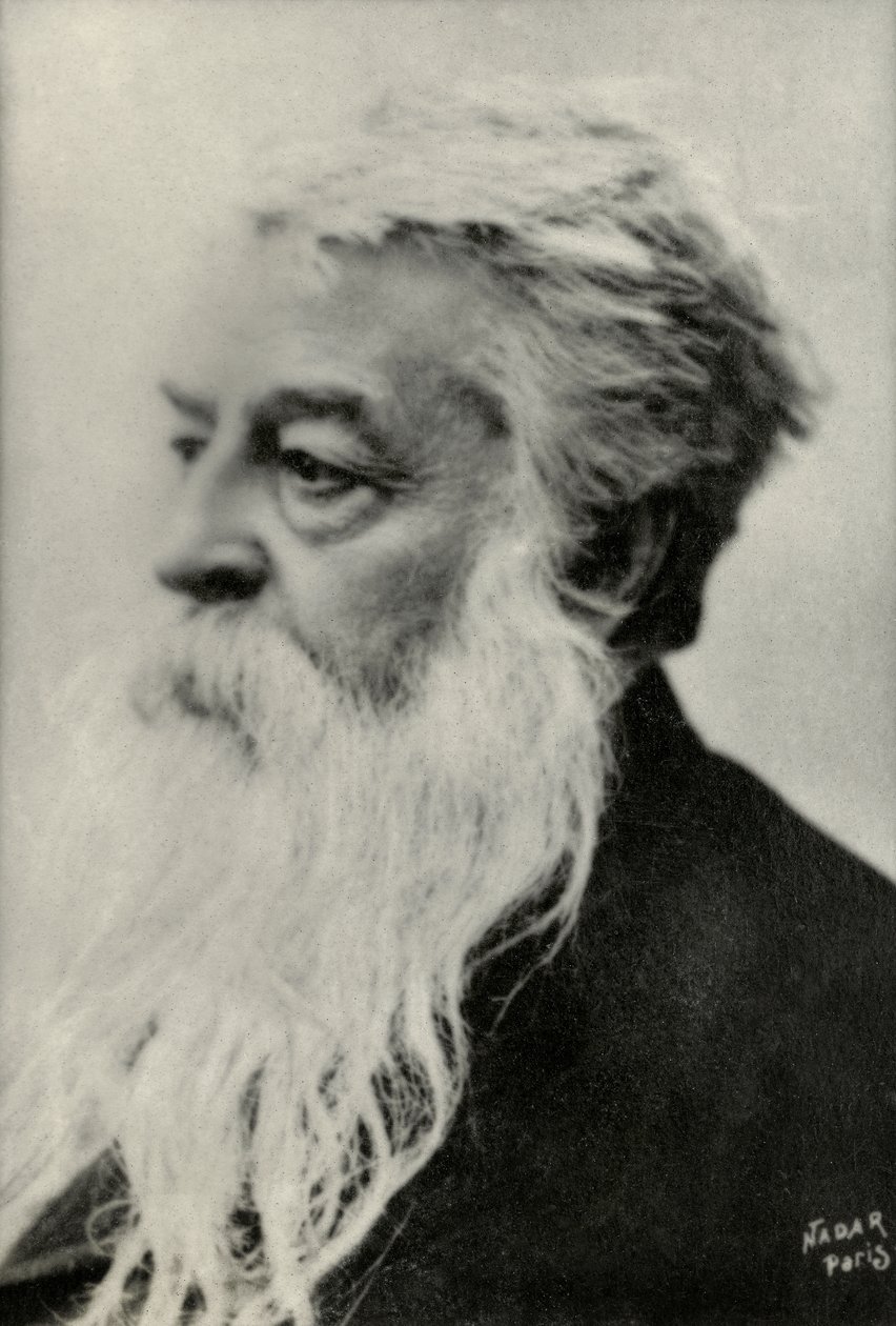 Portræt af Ernest Messonnier (foto) af Paul Nadar