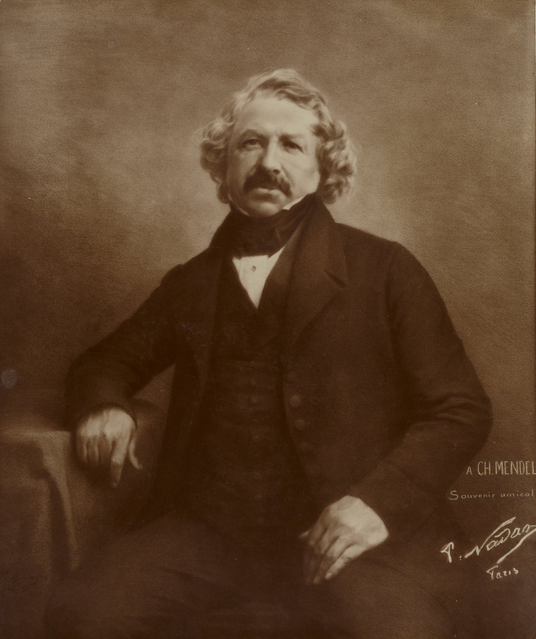 [Portræt af Daguerre] af Paul Nadar