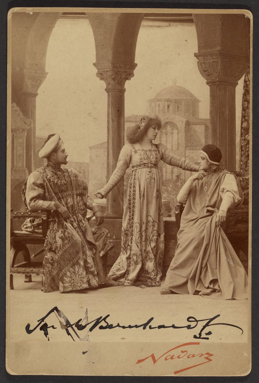 [Sarah Bernhardt som Gismonda]. af Paul Nadar