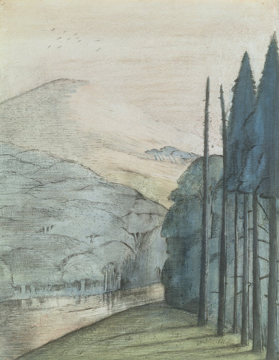 En Dawn af Paul Nash