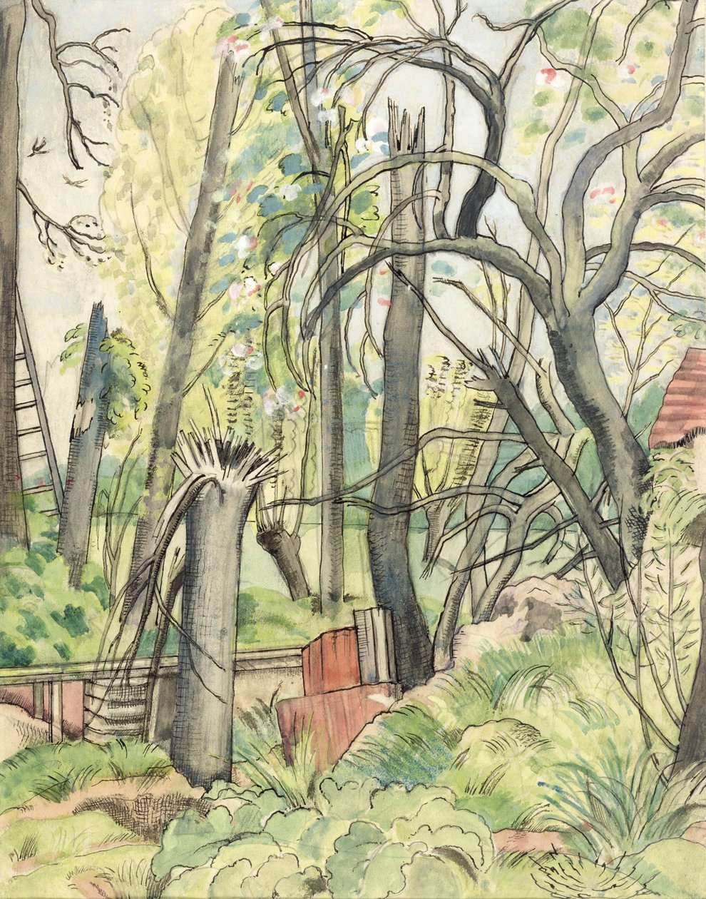Dekorativt kaos af Paul Nash