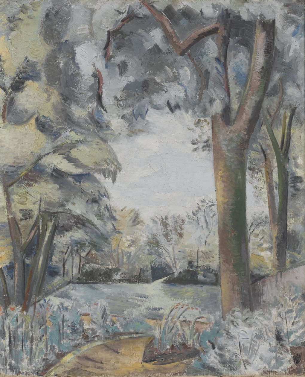 Krone Landskab af Paul Nash