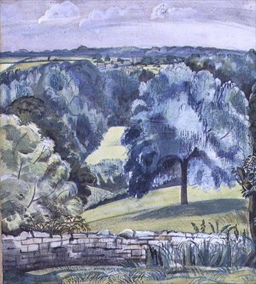 Cotswold landskab af Paul Nash