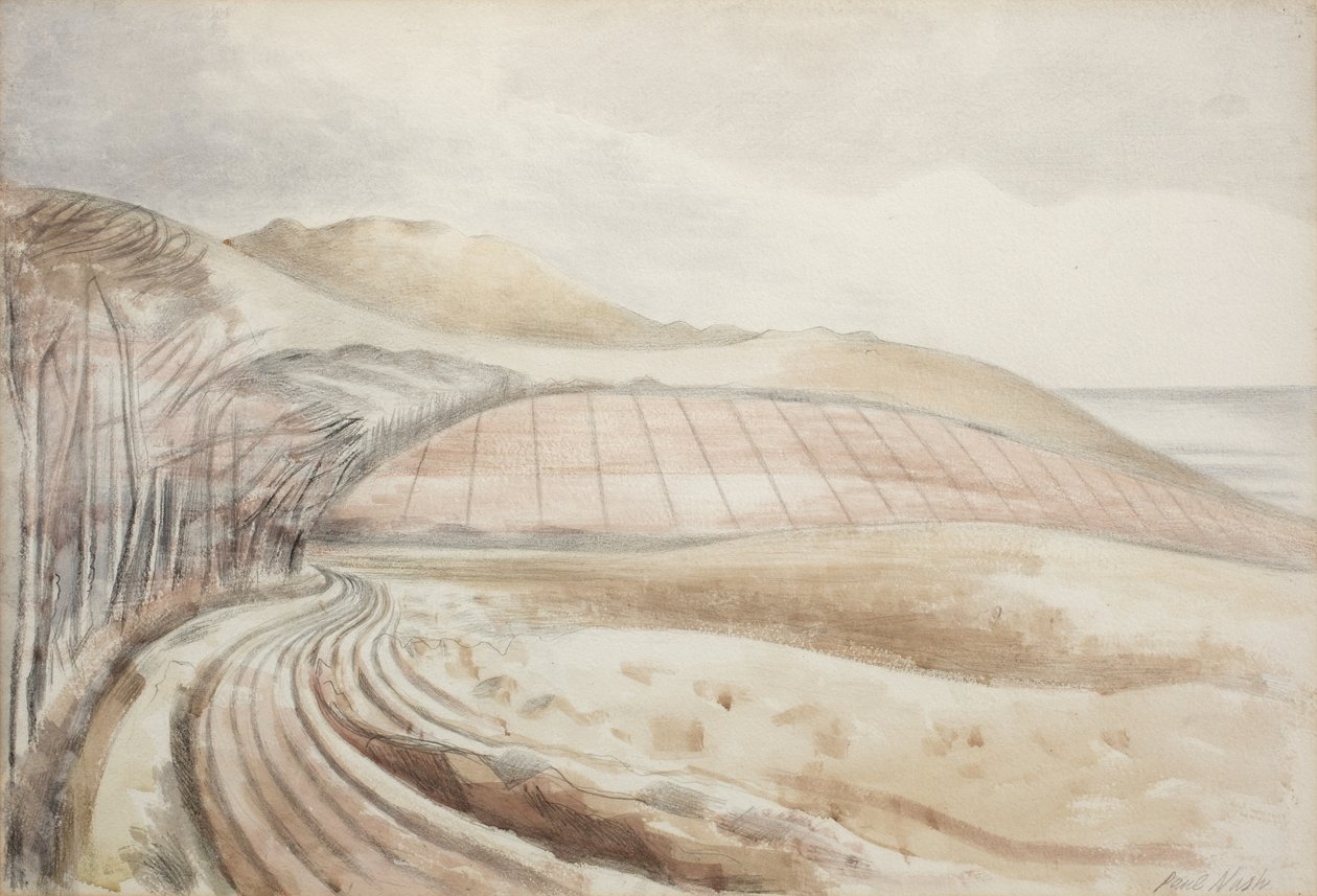 Dorsets landskab af Paul Nash