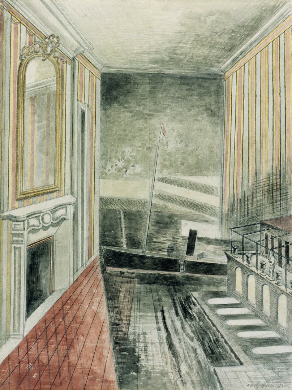 Havn og Værelse af Paul Nash