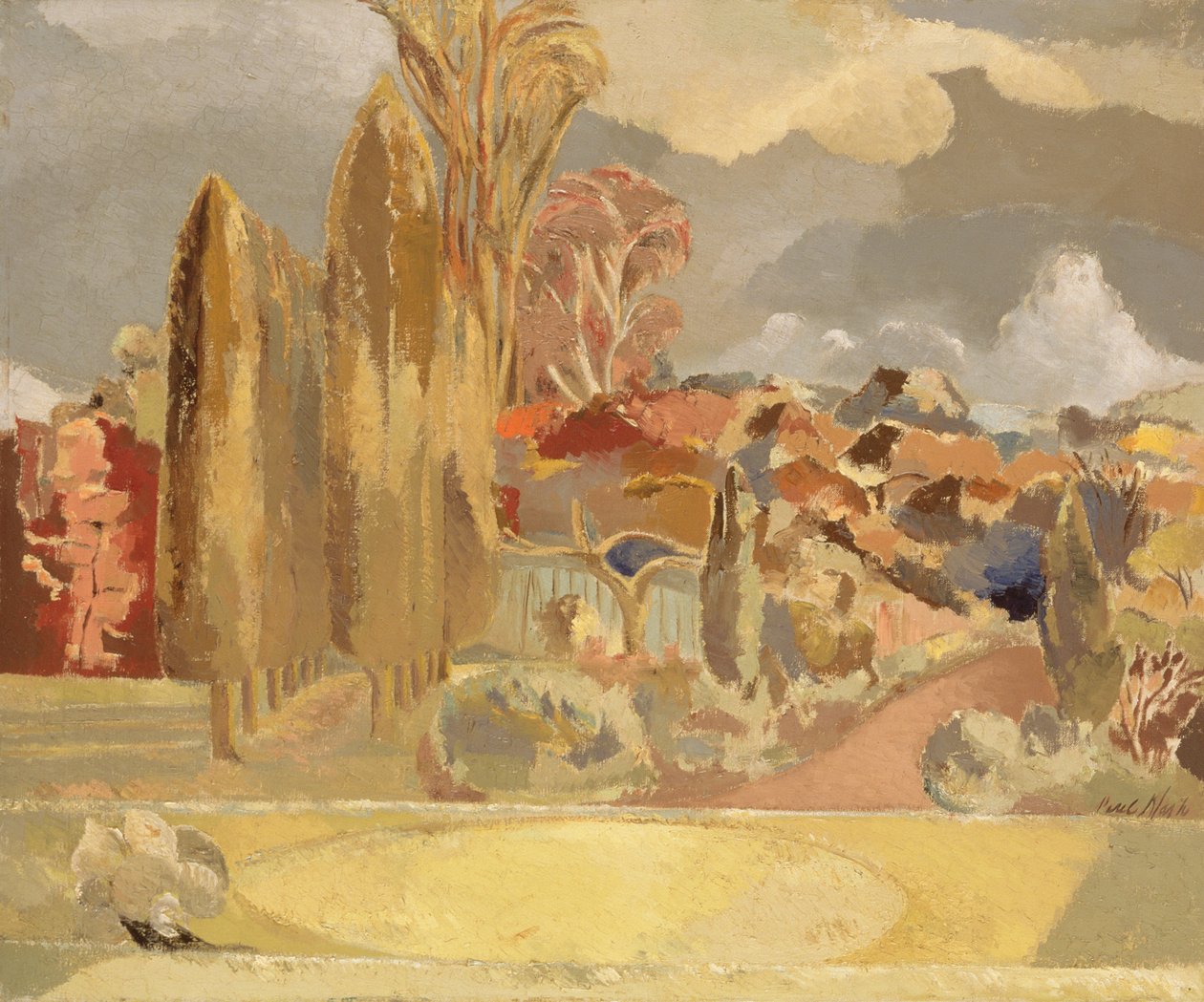 Michaelismes landskab af Paul Nash