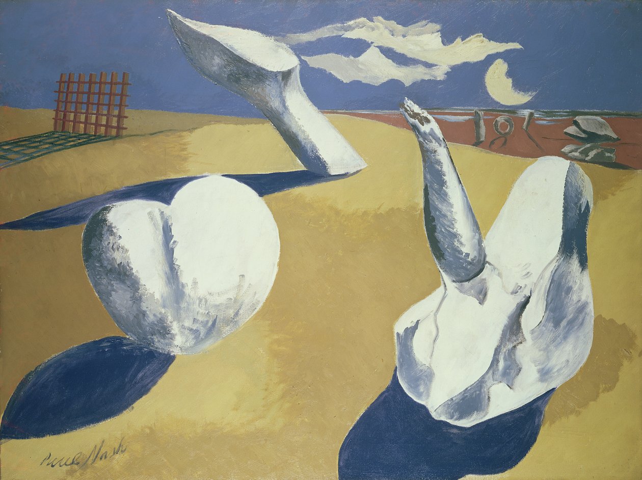 Natlige Landskab af Paul Nash