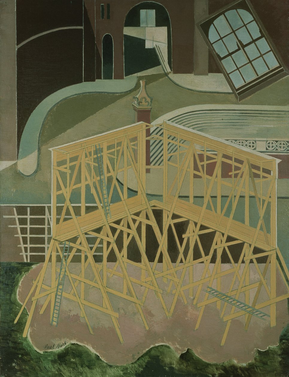 Northern Adventure (olie på lærred) af Paul Nash