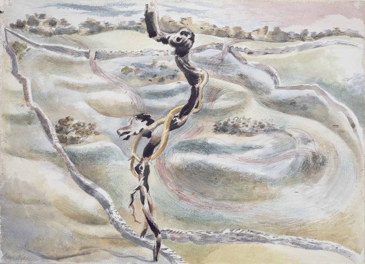 Objekt ved Scarbank af Paul Nash