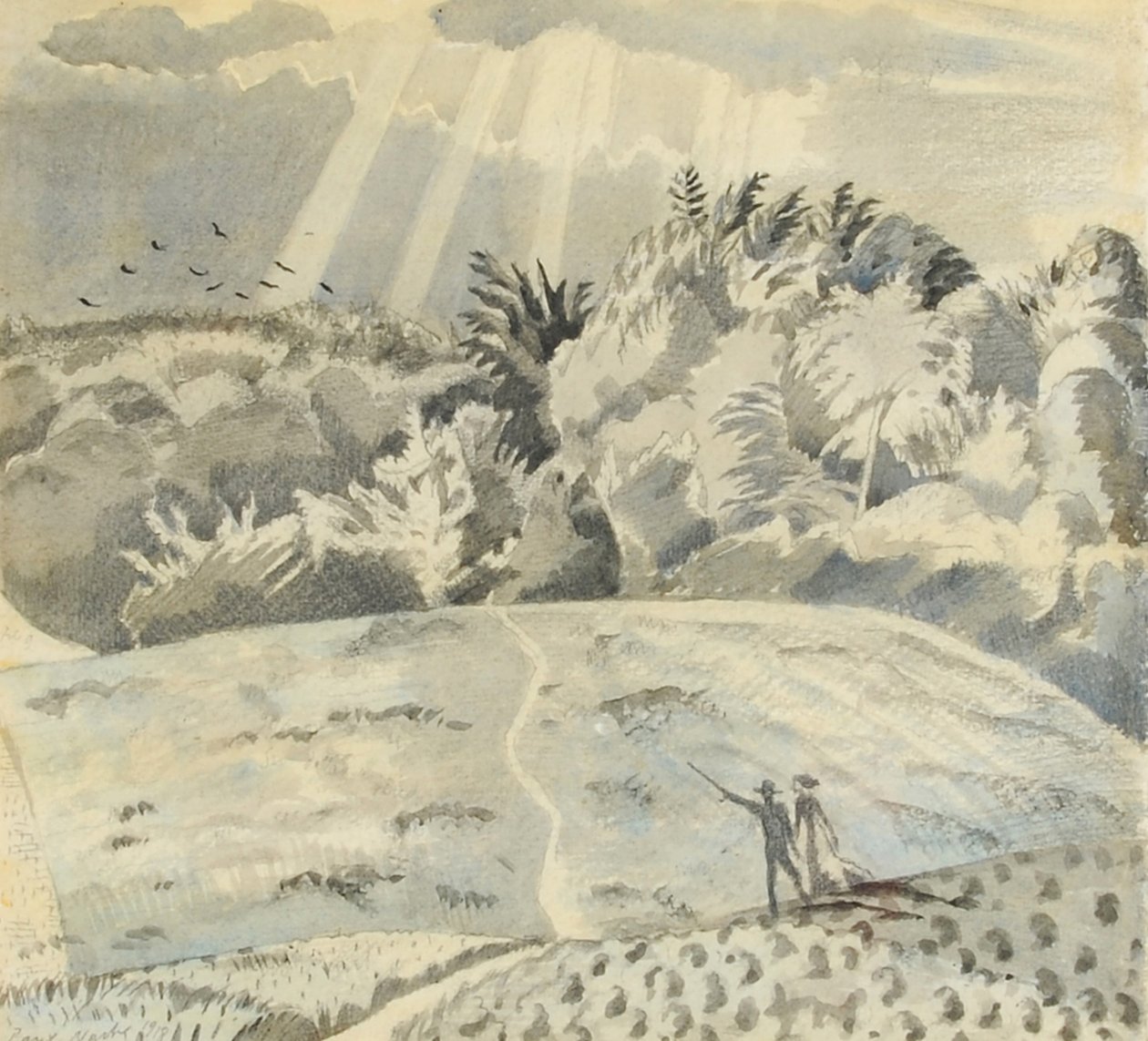 Markstien af Paul Nash
