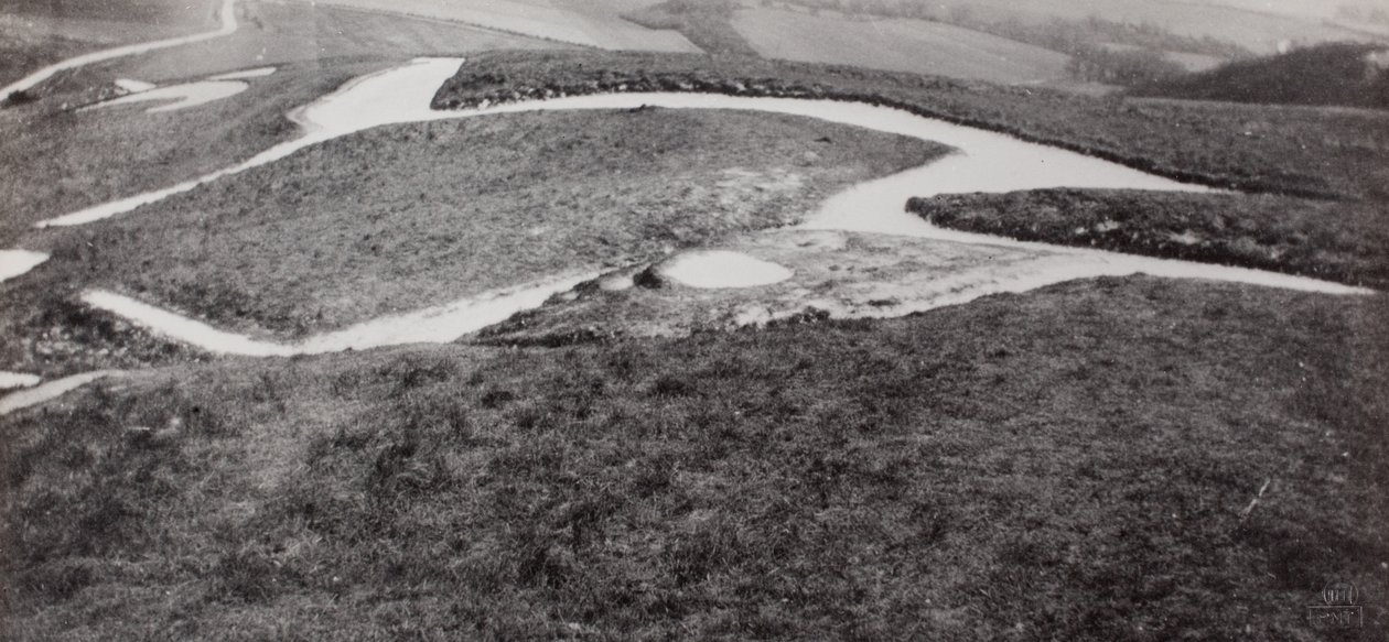 Den hvide hest, Uffington, Berkshire af Paul Nash