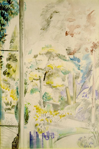 Udsigt fra et vindue af Paul Nash