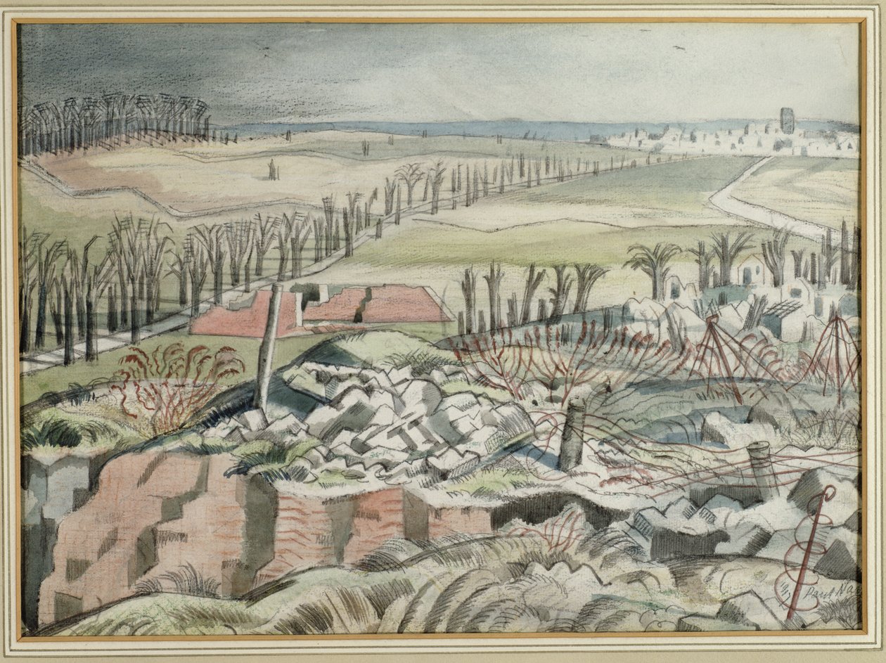 Vimy Ridge af Paul Nash