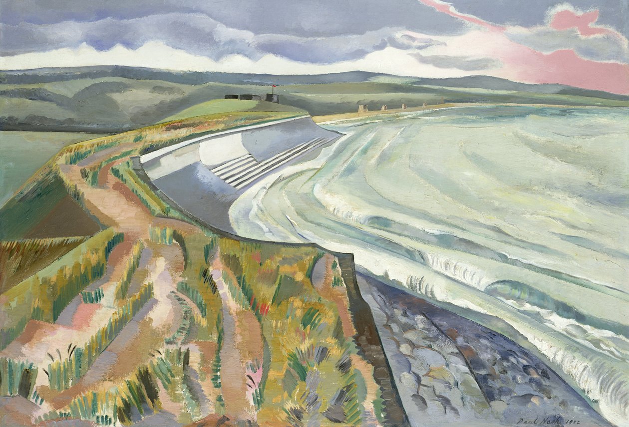 Mur mod havet af Paul Nash