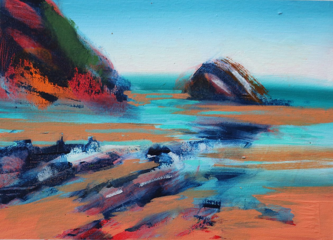 Little Haven II, 2021 (akryl på lærred) af Paul Powis