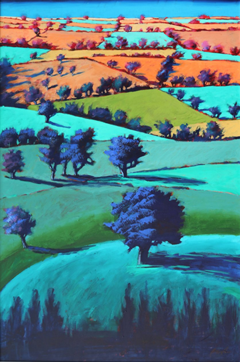 Martley (akryl om bord) af Paul Powis
