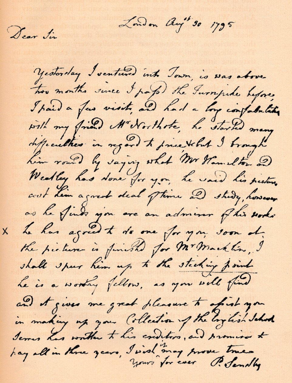 Et brev fra Paul Sandby, 1795 1904 af Paul Sandby
