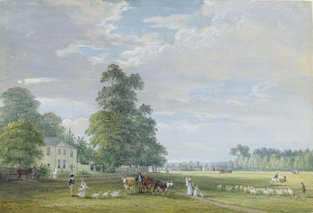 Englefield Green, nær Egham af Paul Sandby