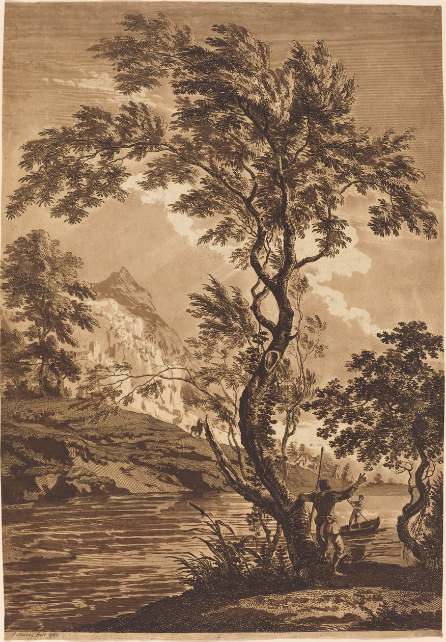 Italiensk Landskab af Paul Sandby