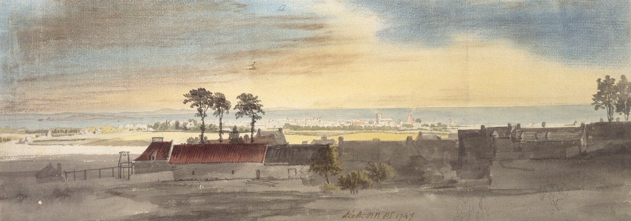 Leith, 1747 af Paul Sandby