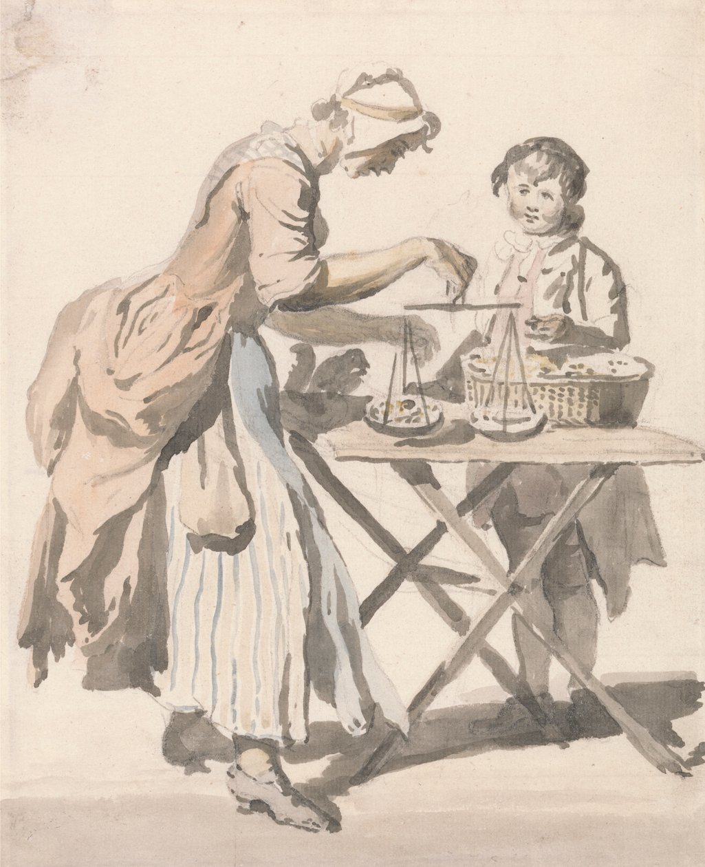 London Cries: "Black Heart Cherries..." af Paul Sandby