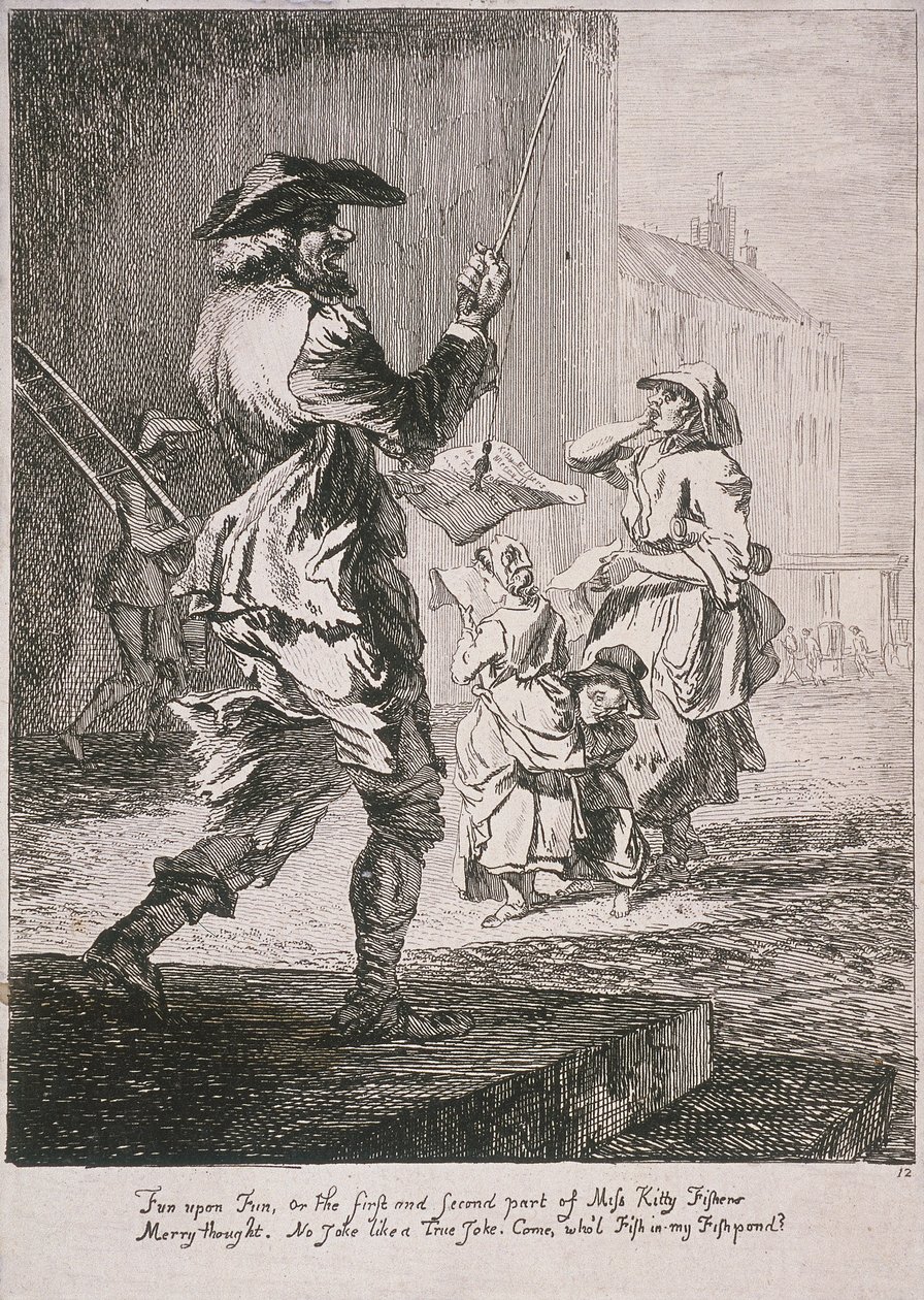 Street entertainere, Cries of London, 1760 af Paul Sandby