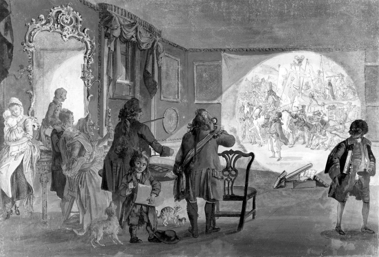 Den magiske lanterne af Paul Sandby