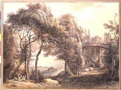 Det runde tempel af Paul Sandby
