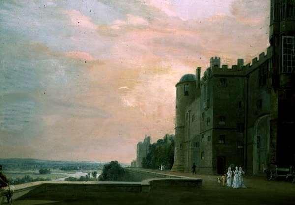 Windsor Castle: North Terrace af Paul Sandby