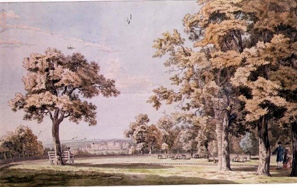 Windsor Castle: fra Great Park af Paul Sandby