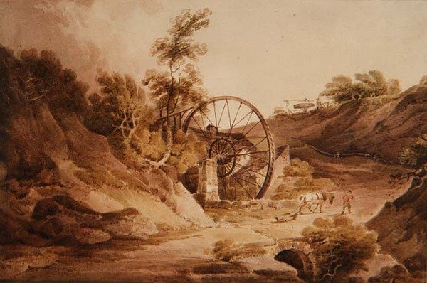Great Wheel hos Broseley af Paul Sandby Munn