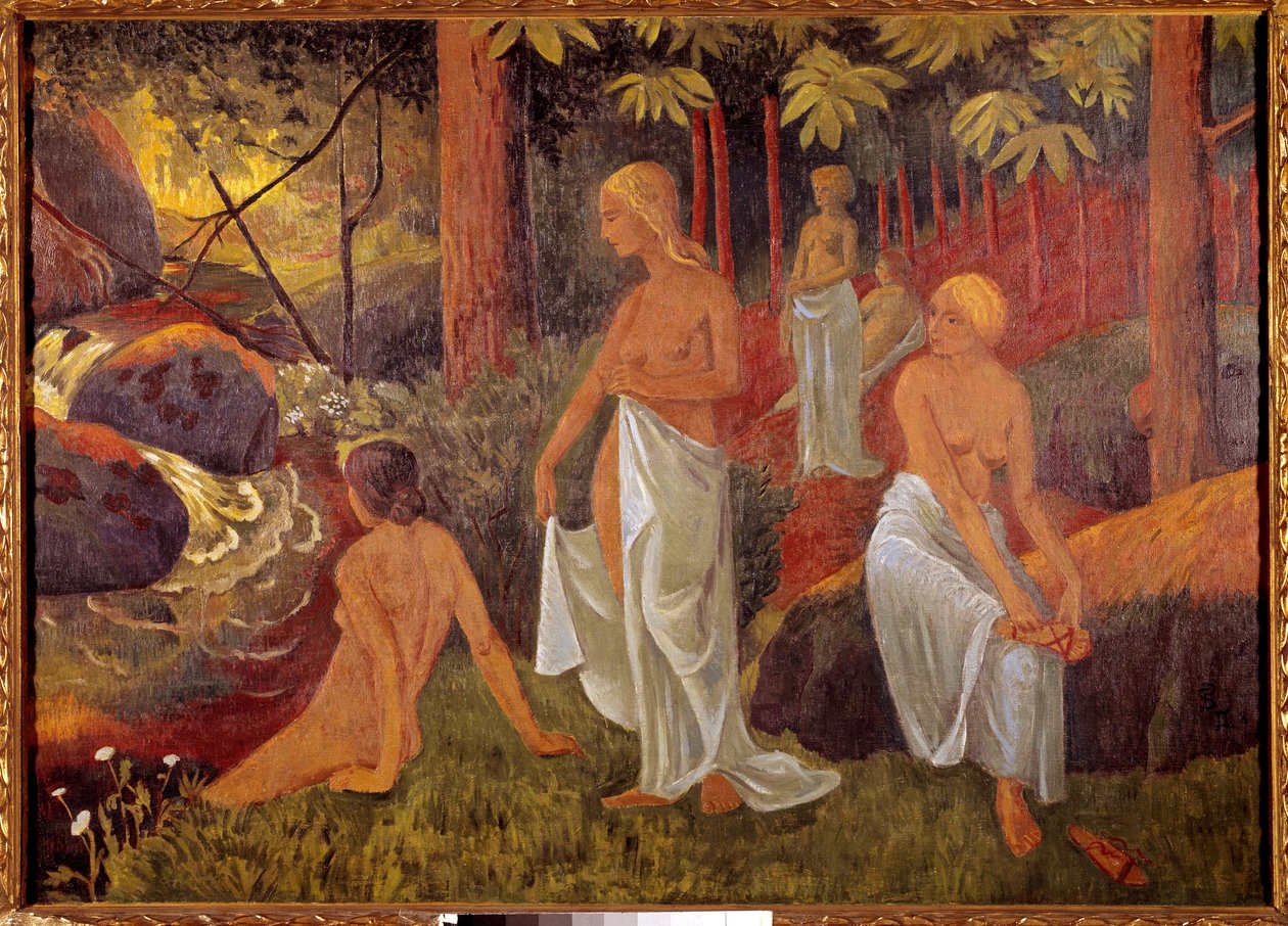 Badende maleri af Paul Serusier (1863-1927) 1908 Paris, Municipal Museum of Modern Art af Paul Sérusier