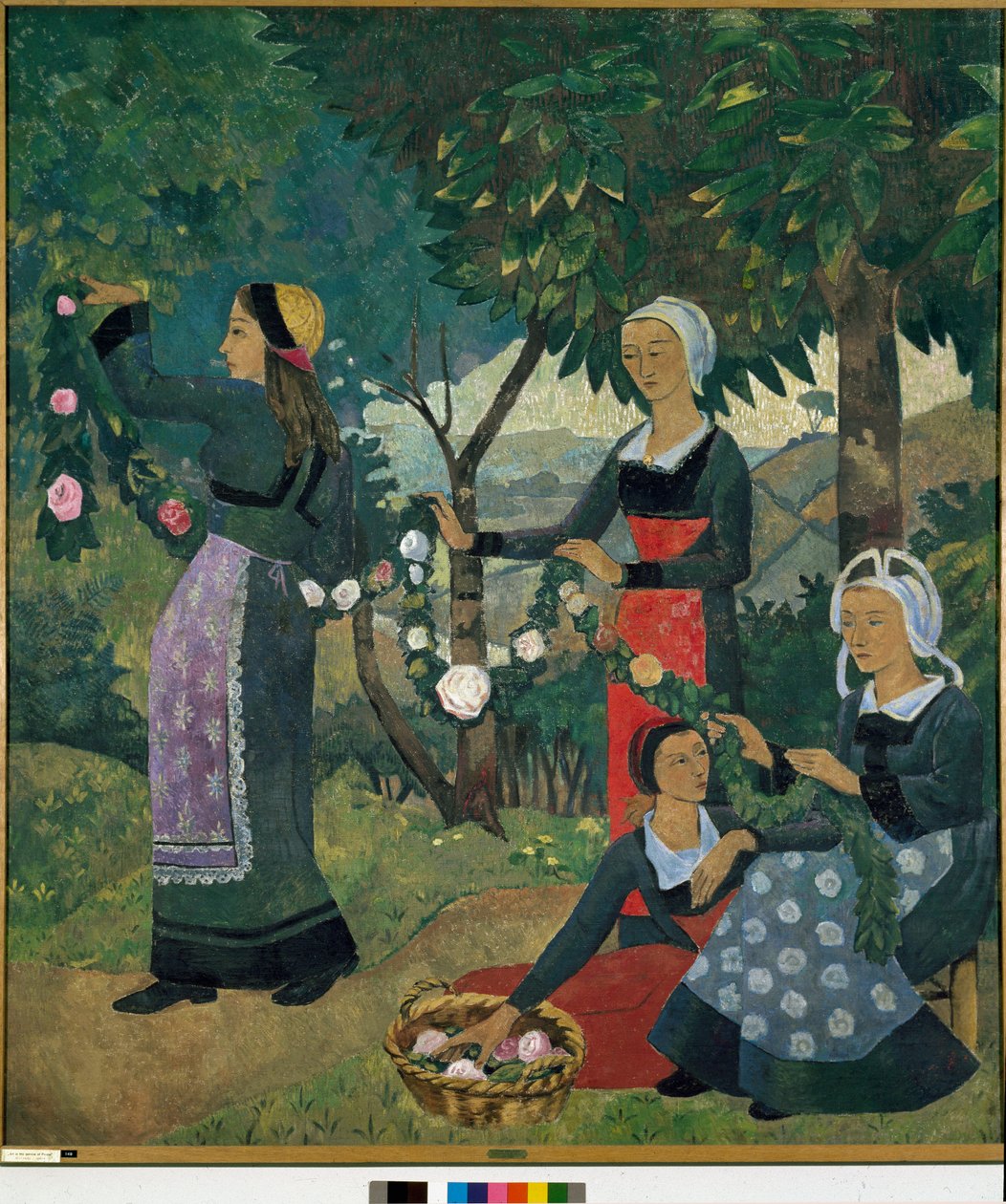 Kransen af roser af Paul Sérusier