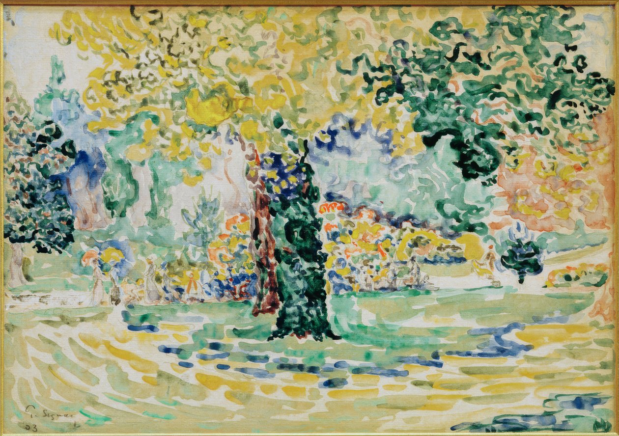 I Luxembourg af Paul Signac