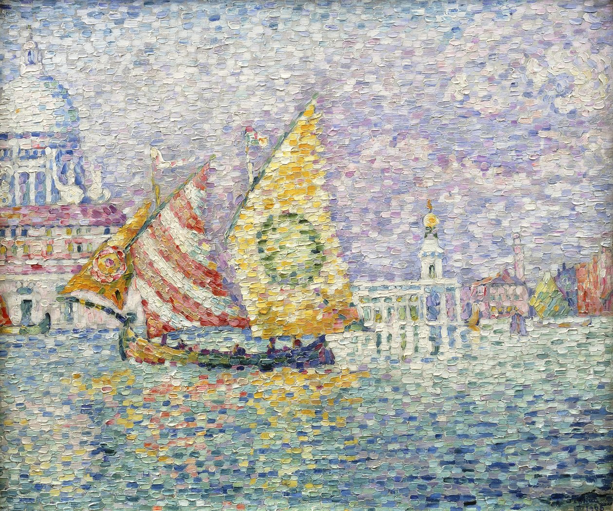 Bragozzo, Venedig, 1905 af Paul Signac
