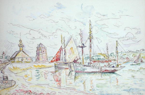 Camaret af Paul Signac