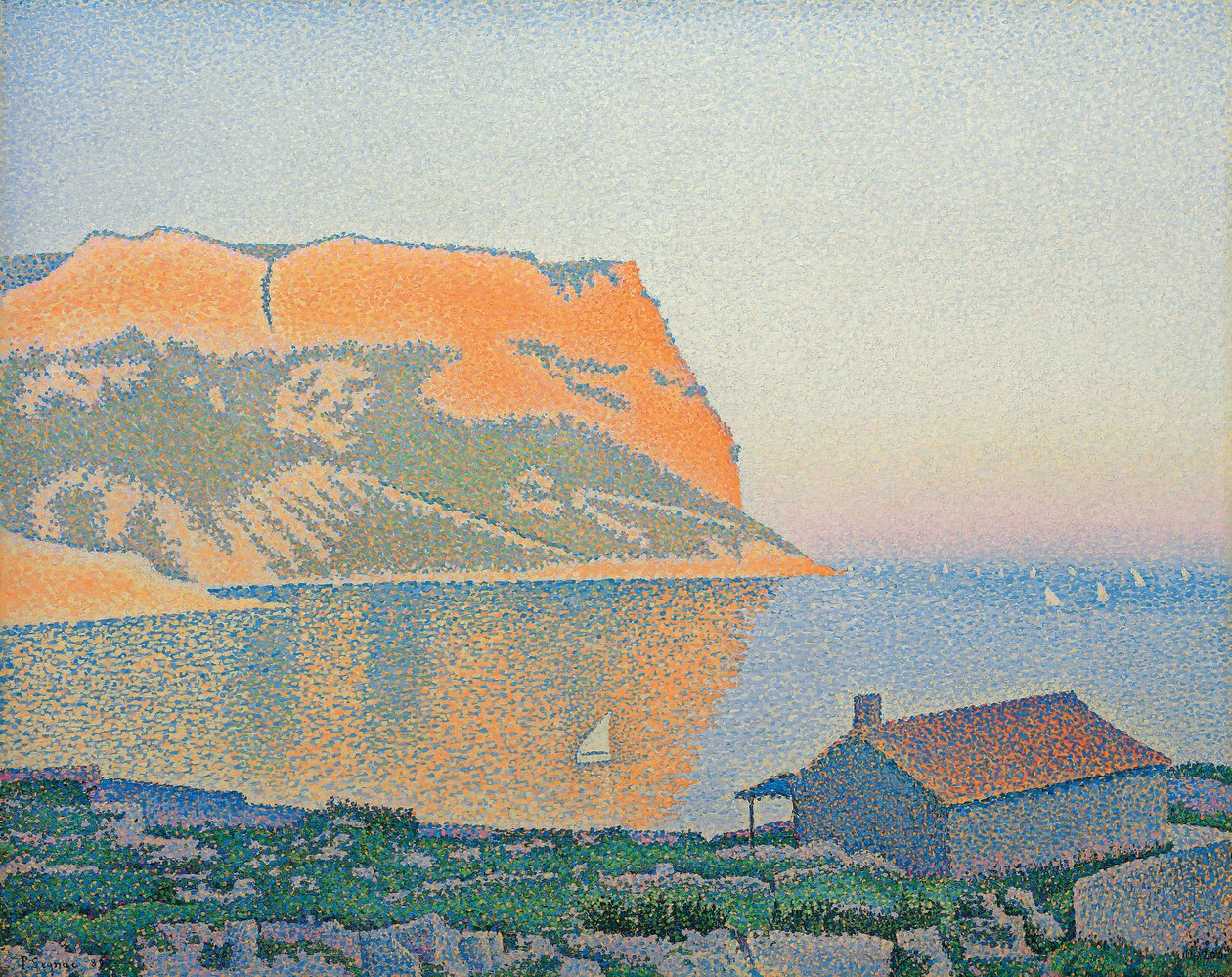 Cape Canaille, Cassis, 1889 af Paul Signac
