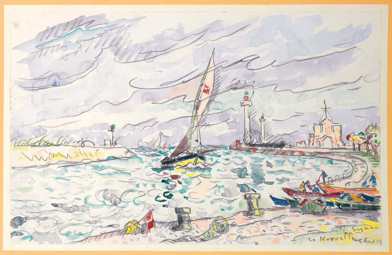 Ciboure, Saint-Jean-de-Luz, 1920 af Paul Signac
