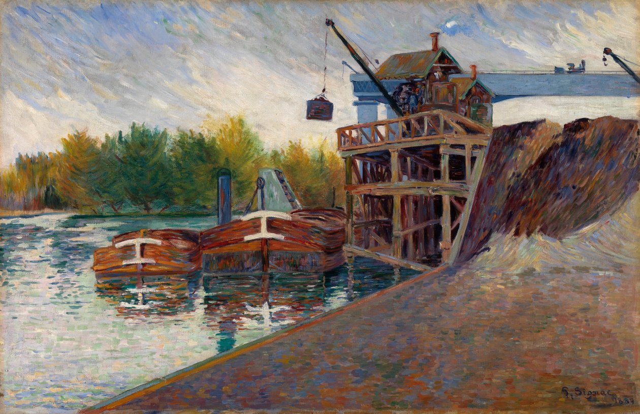 Kulkran, Clichy af Paul Signac