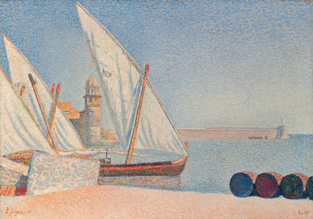 Collioure, Gyngerne, 1887 af Paul Signac